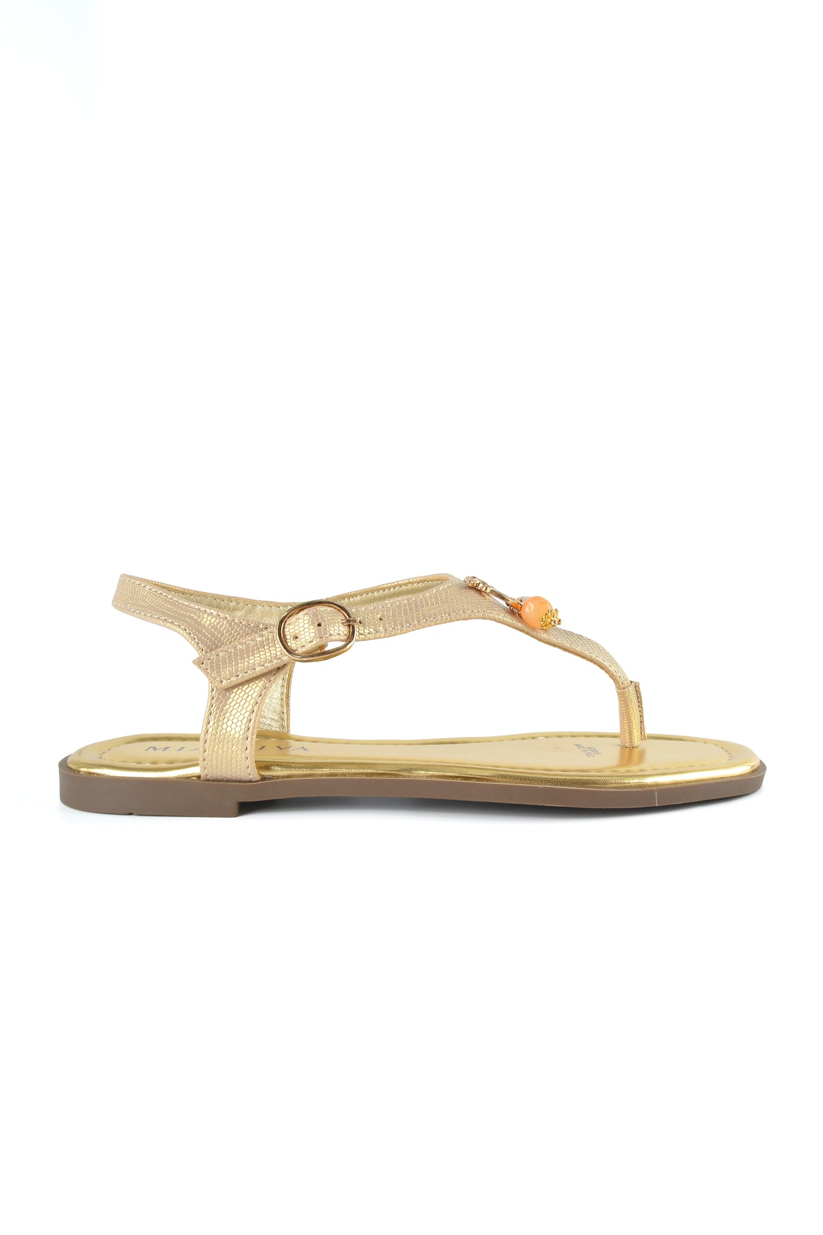 MIA DIVA T-Strap Flat Sandals Soleil 26015