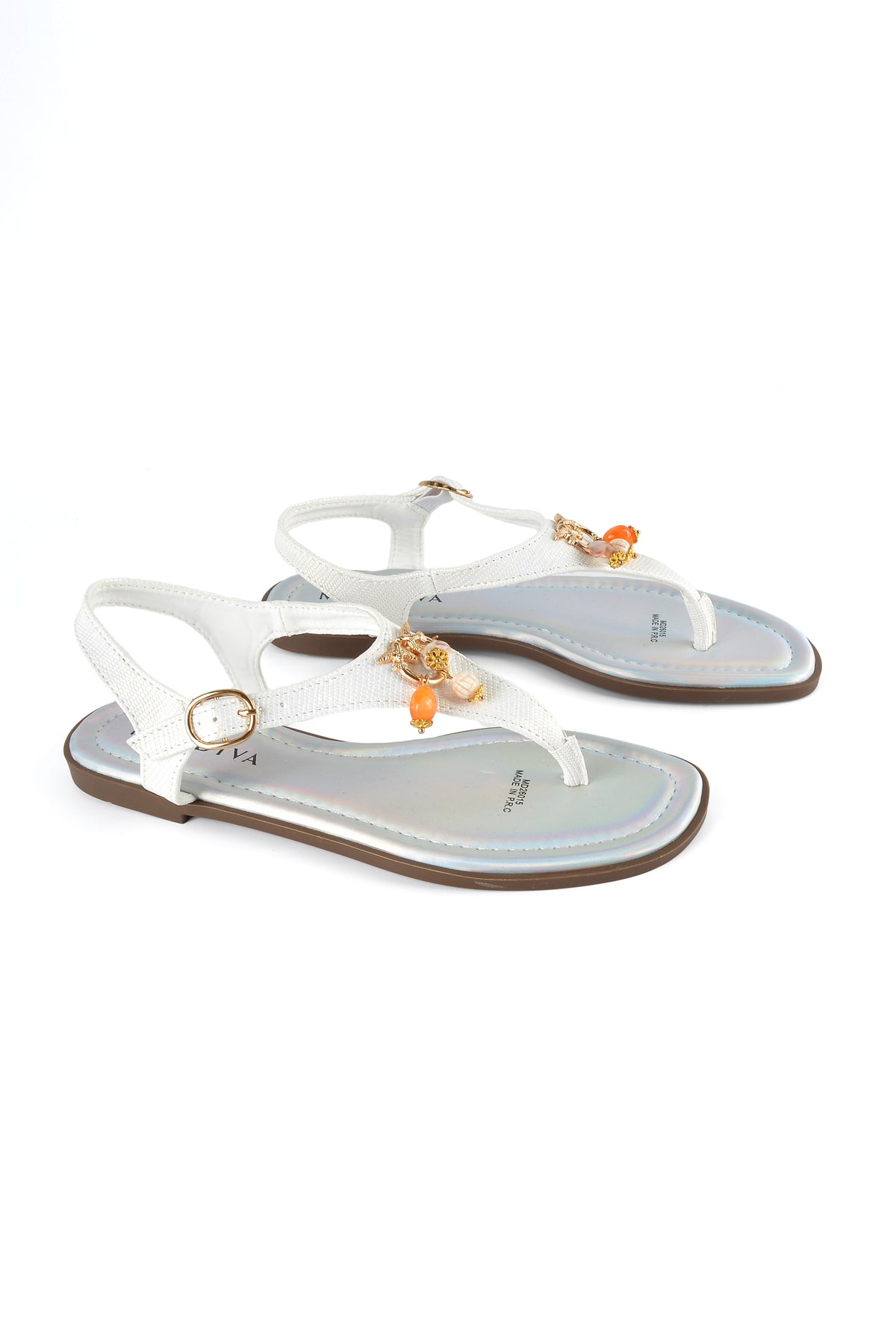 MIA DIVA T-Strap Flat Sandals Soleil 26015