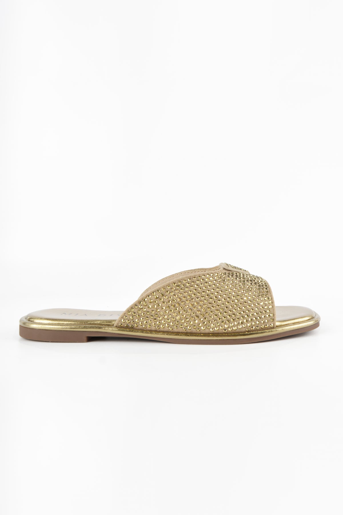 MIA DIVA Rhinestone Flat Sandals Linda 2565
