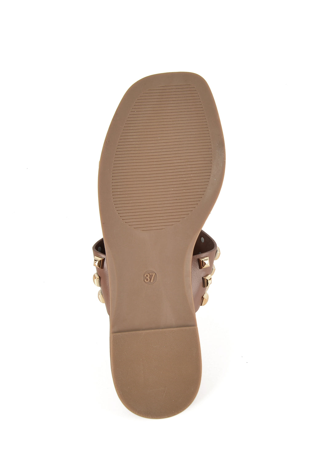 MIA DIVA Double Strap Stud  Flat Sandals Baka 2596