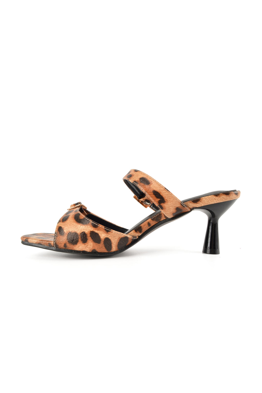 MIA DIVA Double Buckle Strap Heeled Elegance 26028