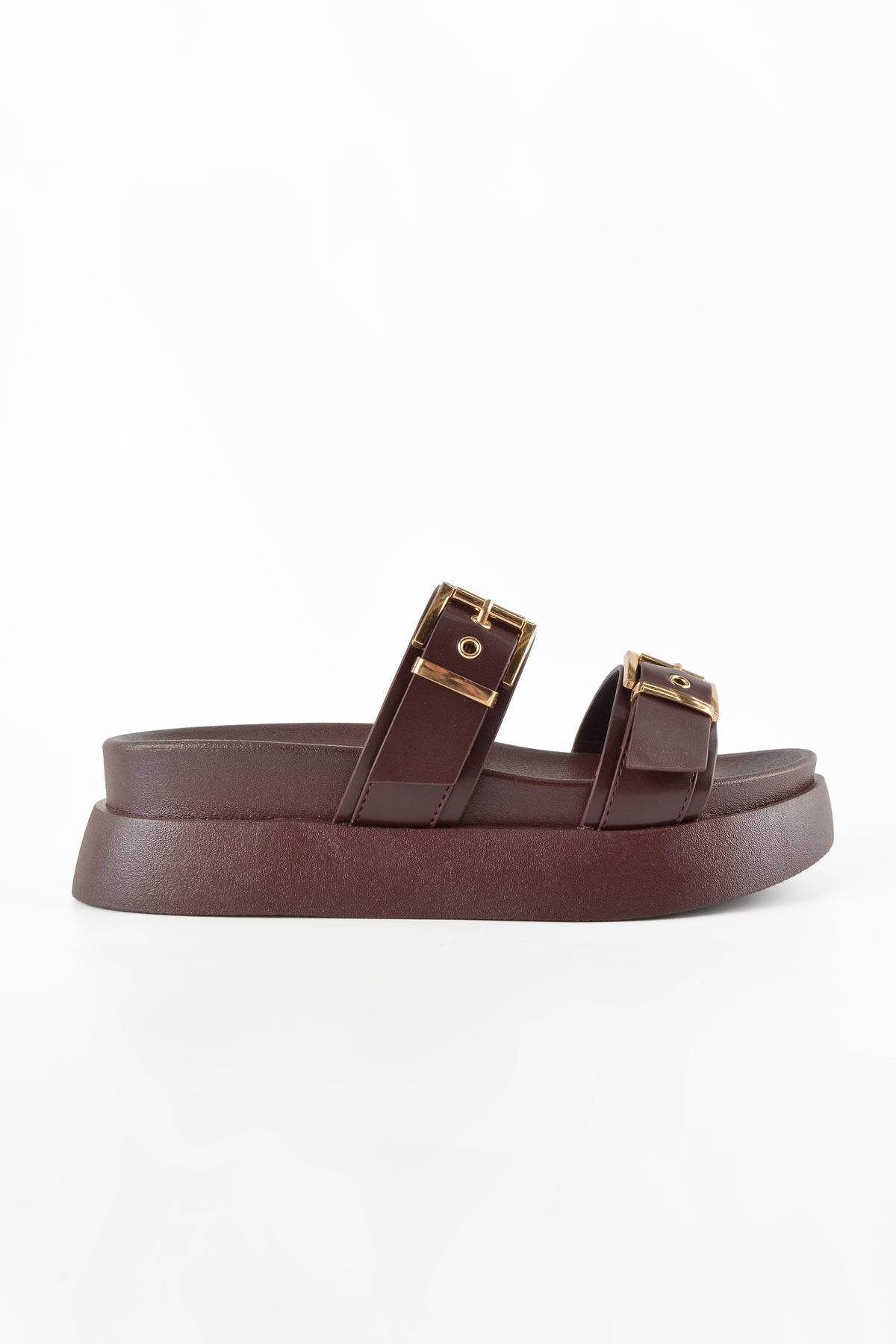 MIA DIVA Double Buckle Platform Sandals Burna 2523