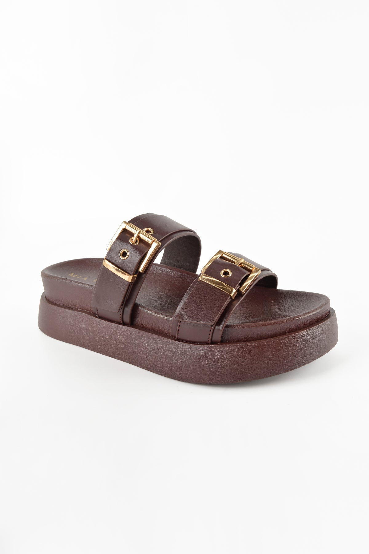 MIA DIVA Double Buckle Platform Sandals Burna 2523