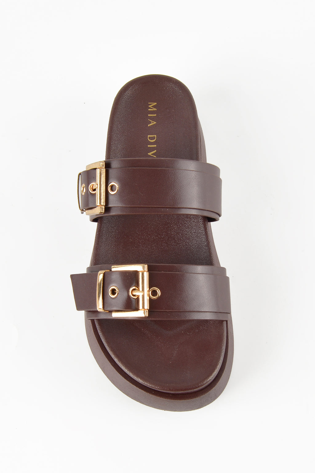 MIA DIVA Double Buckle Platform Sandals Burna 2523