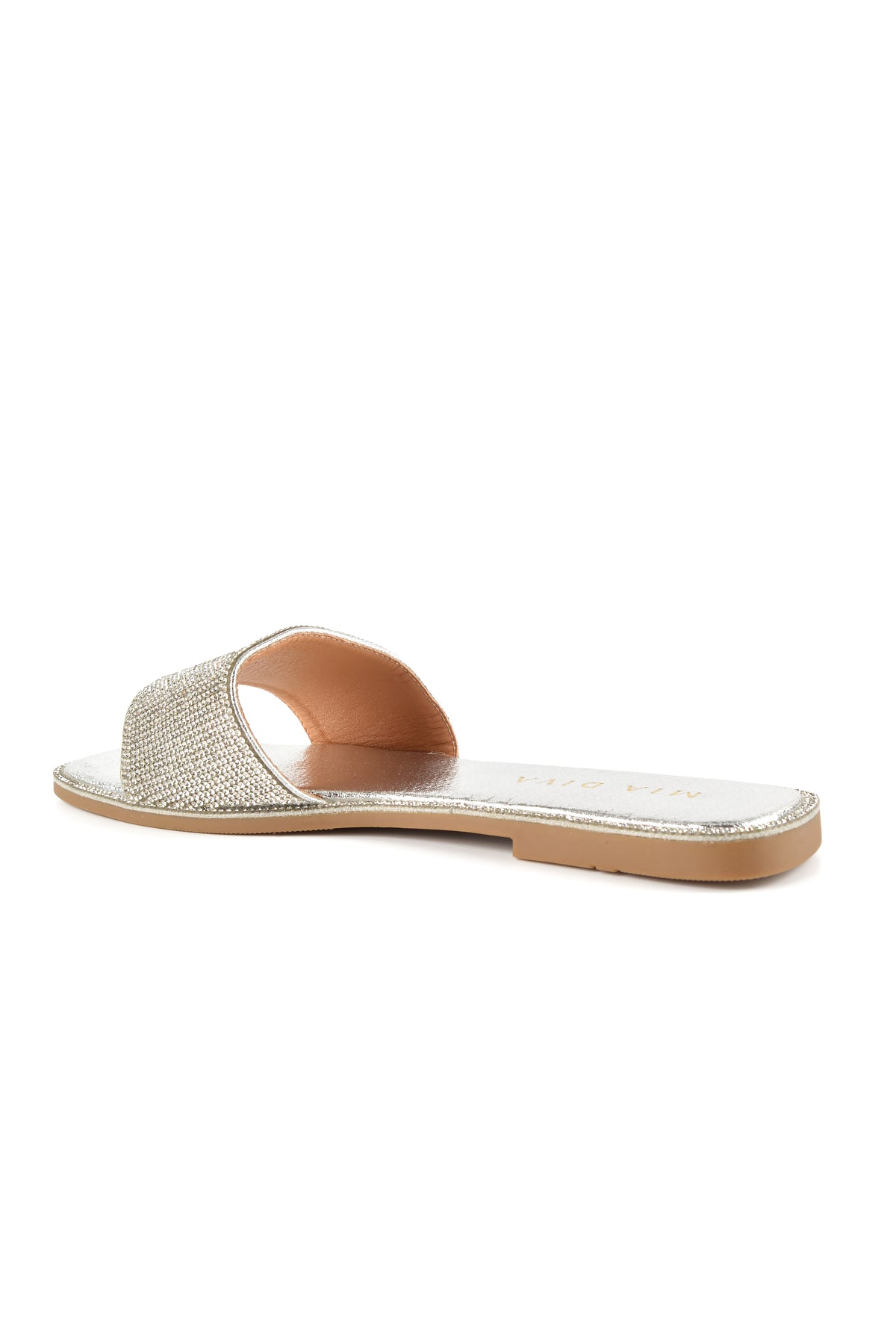 MIA DIVA Metallic Silver Sandals Nanami 2511