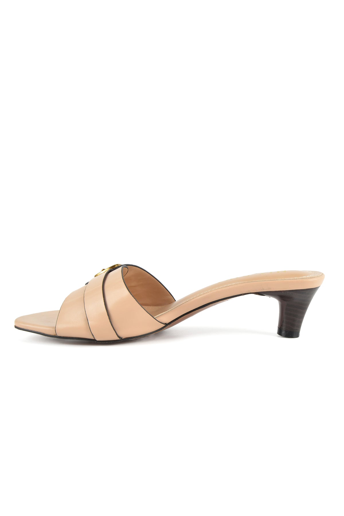 MIA DIVA Gold Buckle Detail Heeled sandals Lora 2577
