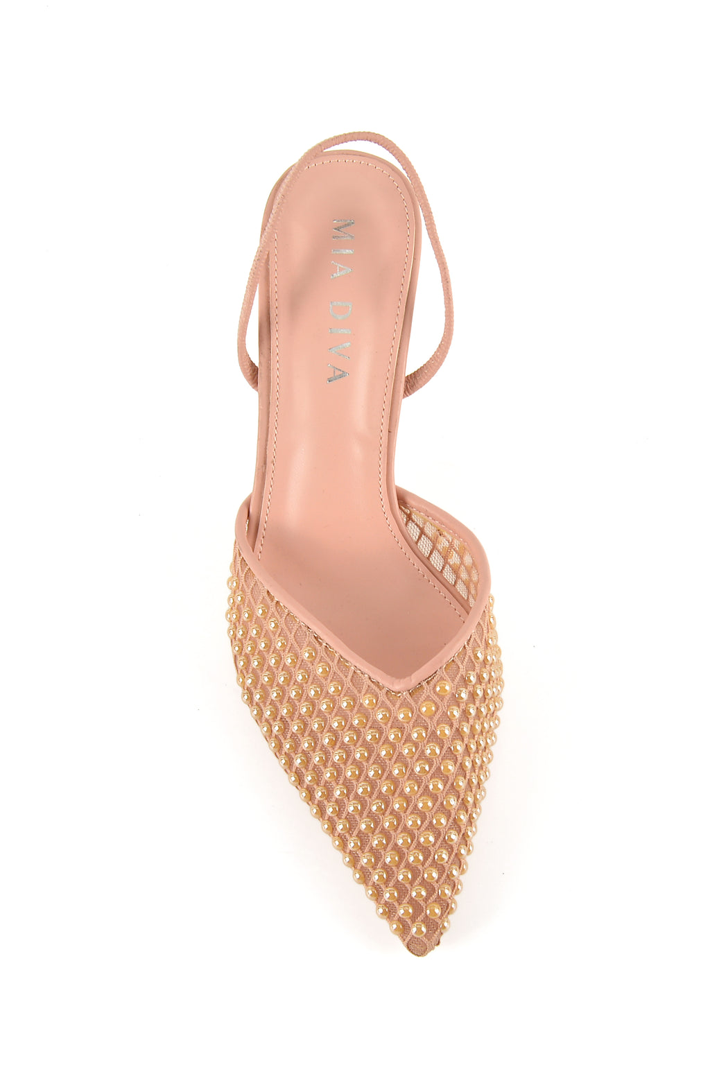 MIA DIVA Pearl Array Slingback Heels Piya 2558