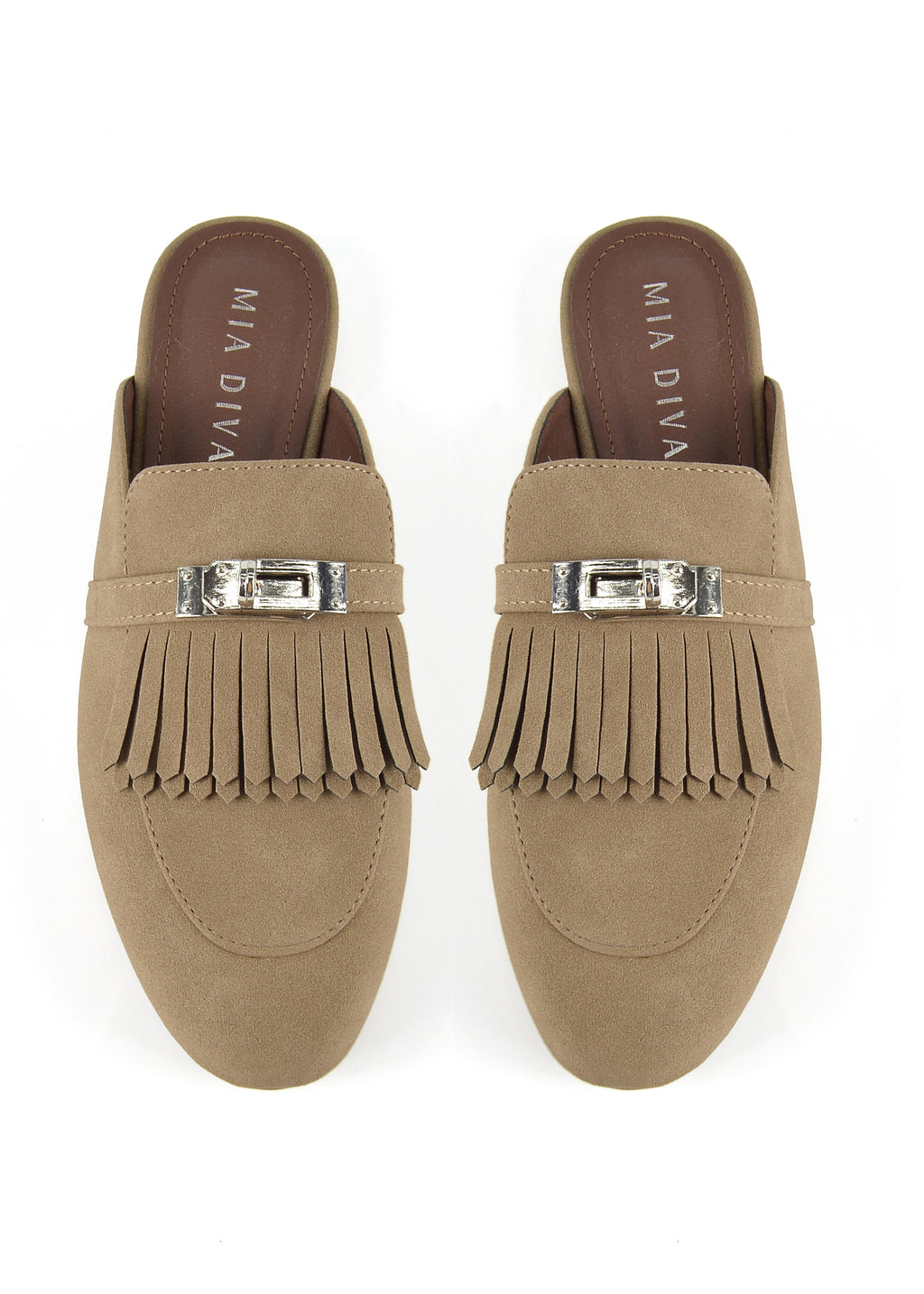 MIA DIVA Fringe Loafer Mules Casana 25135