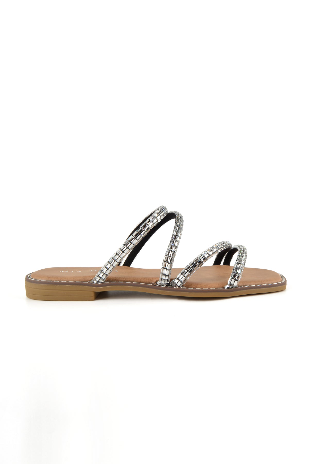 MIA DIVA Multi Straps Crystal Sandals Linan  2526