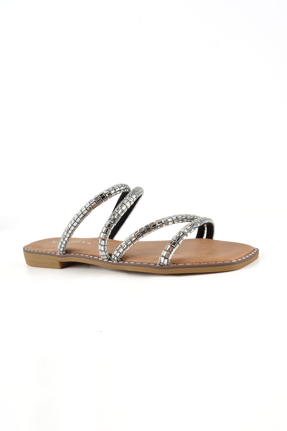 MIA DIVA Multi Straps Crystal Sandals Linan  2526