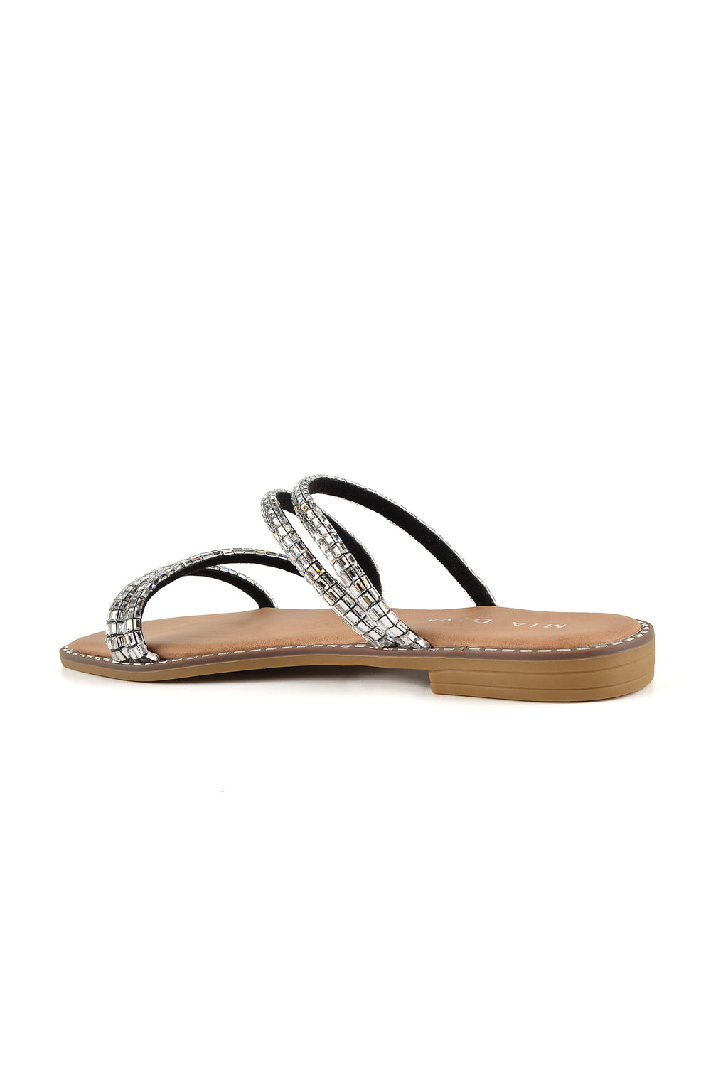 MIA DIVA Multi Straps Crystal Sandals Linan  2526