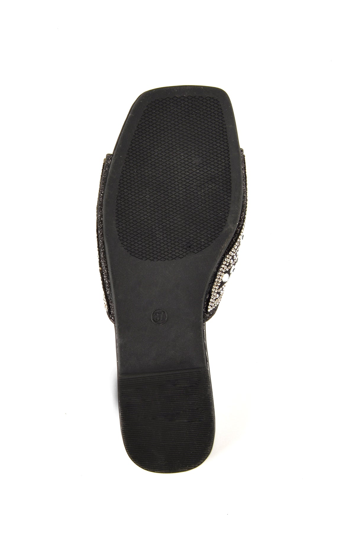 MIA DIVA Rhinestone Flat Slide Sandal Lucca 2539