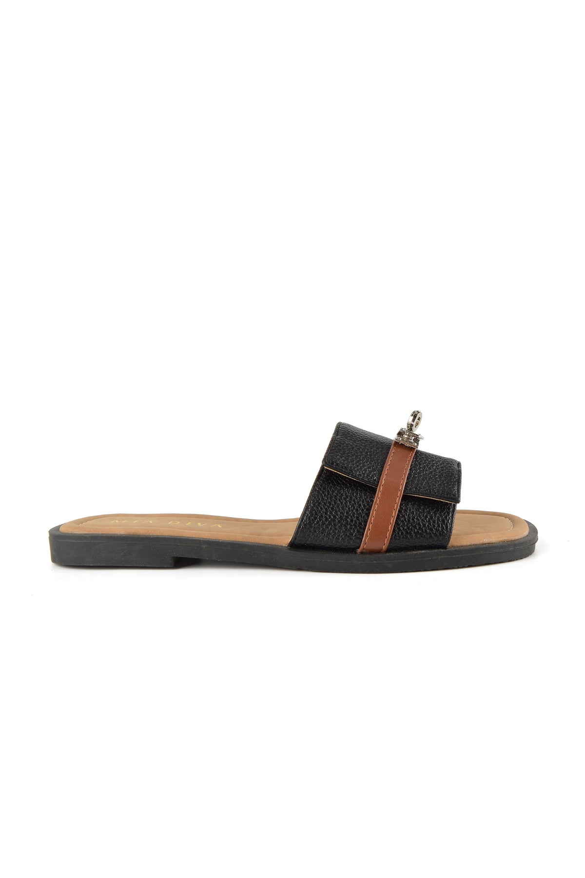 MIA DIVA Classic Buckle Accent Flat Andria 2505