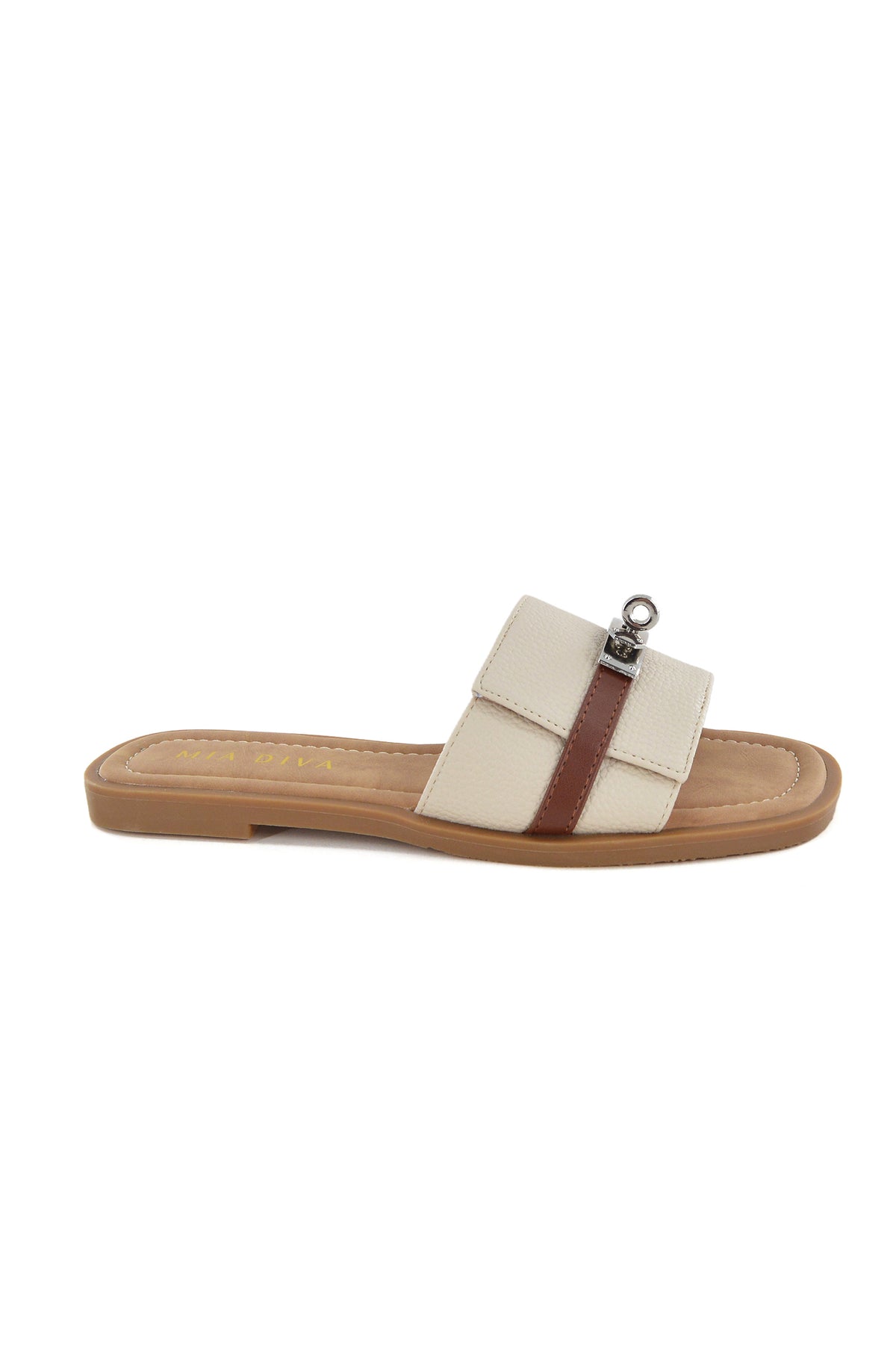 MIA DIVA Classic Buckle Accent Flat Andria 2505