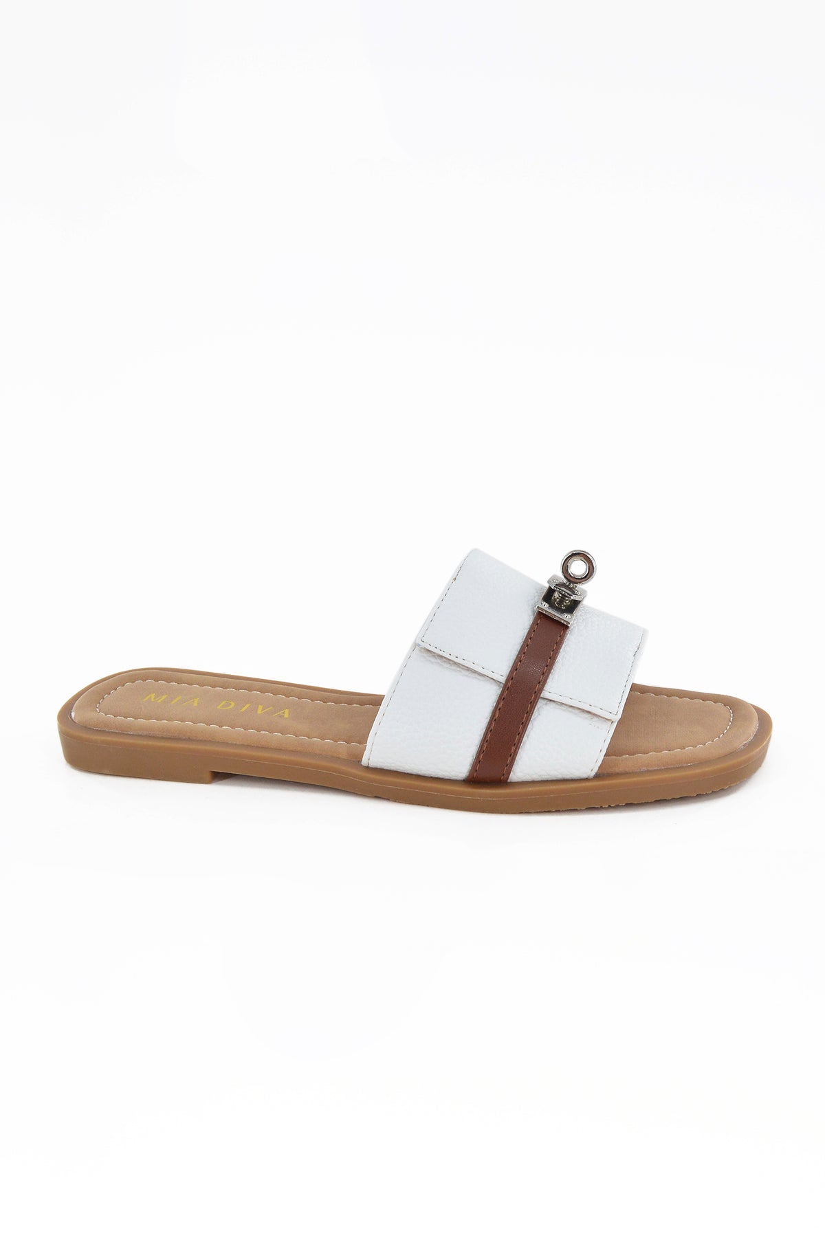 MIA DIVA Classic Buckle Accent Flat Andria 2505