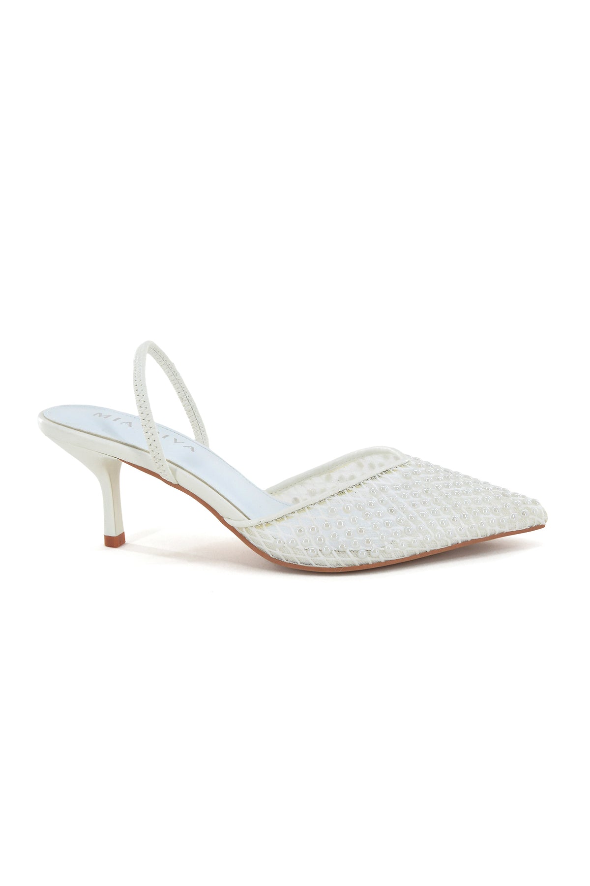 MIA DIVA Pearl Array Slingback Heels Piya 2558