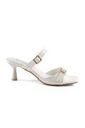 MIA DIVA Double Buckle Strap Heeled Elegance 26028