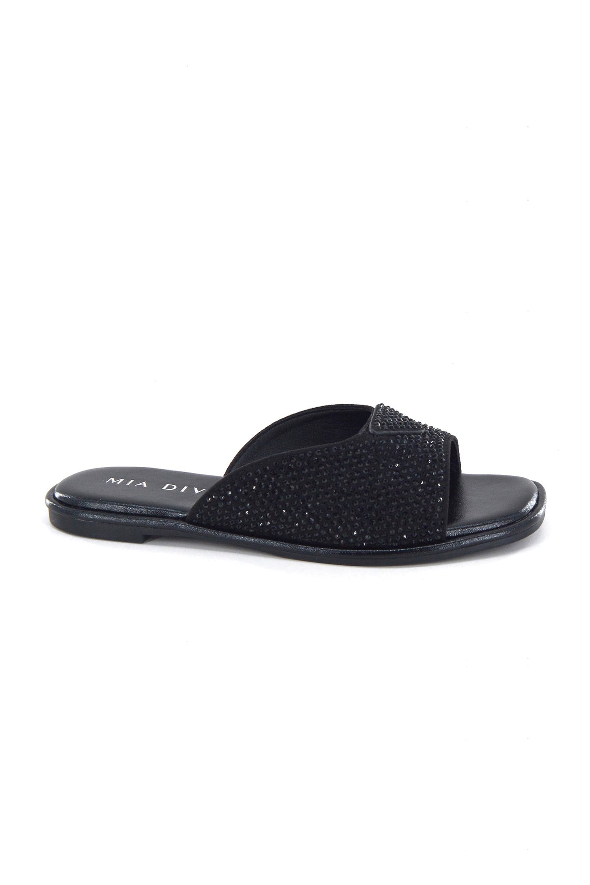 MIA DIVA Rhinestone Flat Sandals Linda 2565