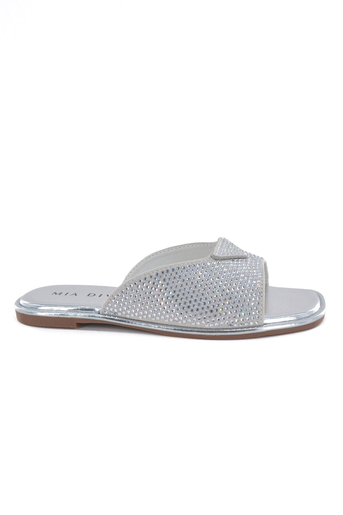 MIA DIVA Rhinestone Flat Sandals Linda 2565